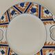 Moulin des Loups openwork dish, "Canada" model – blue and orange Imari decoration