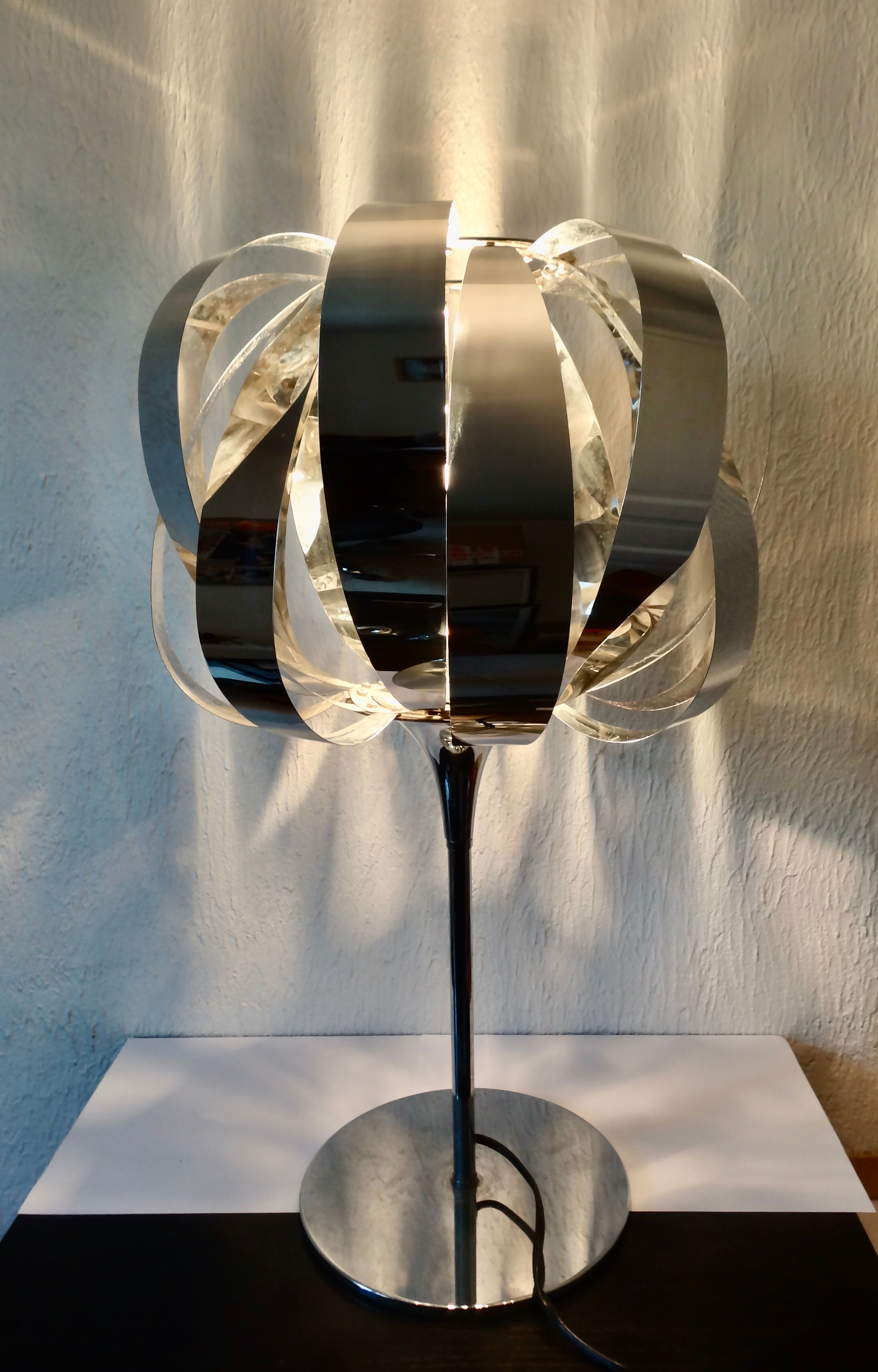 Eres chrome table lamp