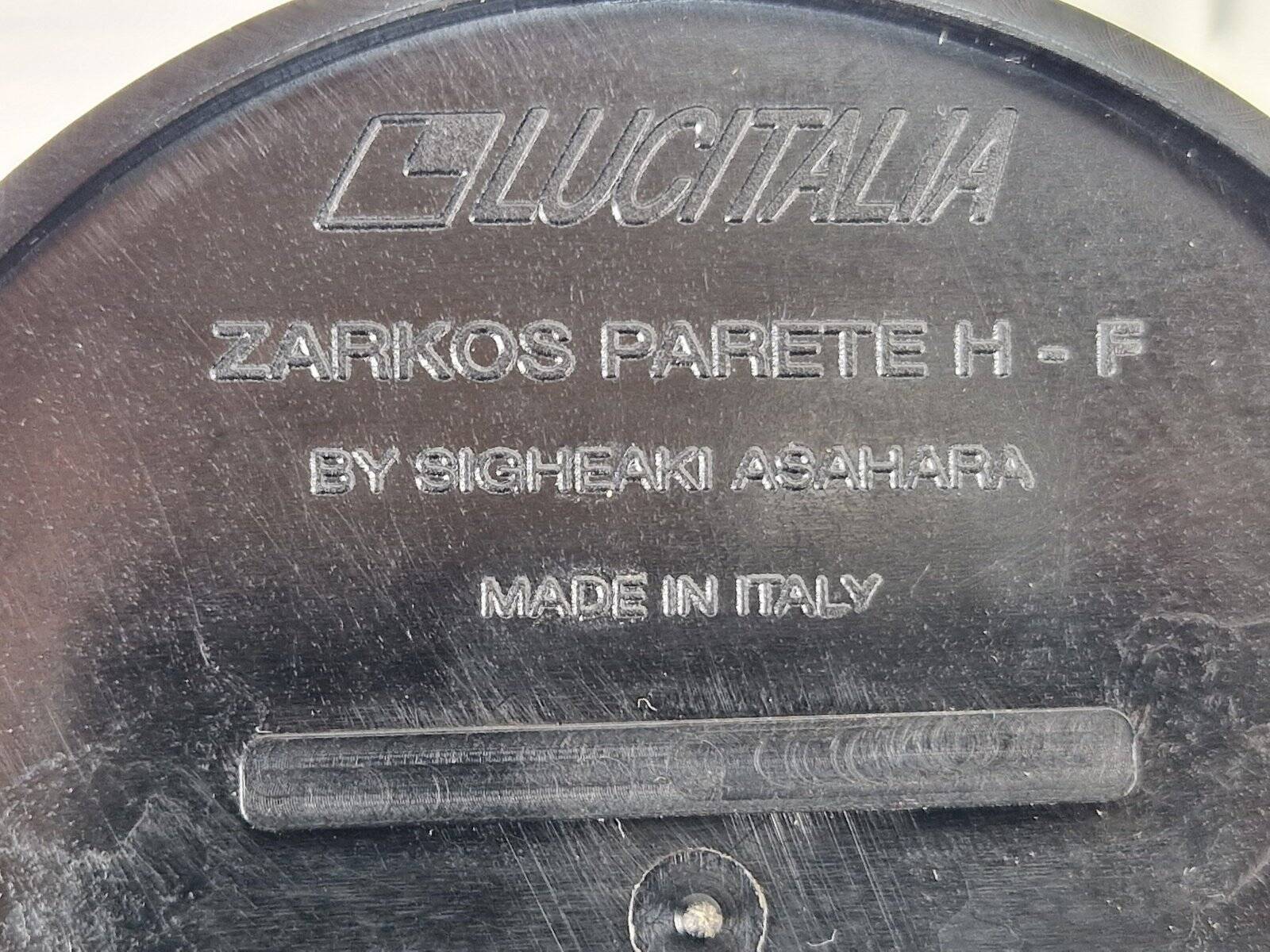 Vintage Zarkos Wall Lamp by Sigheaki Asahara for Lucitalia, 1980