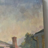 "The Tishashev House – Opochka" signed A. A. Yeremin