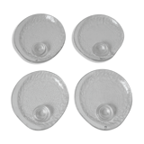 Pukeberg Blown Glass Scandinavian Cockroach Plates