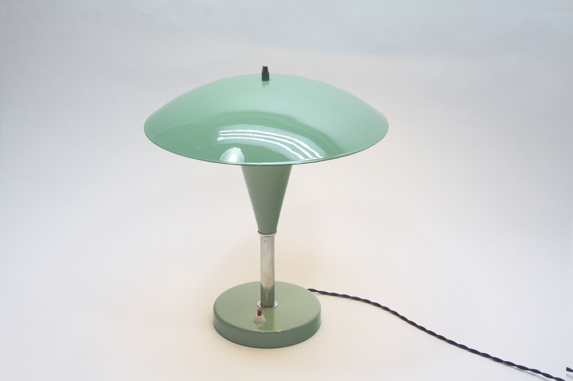 Lampe champignon vert, années 1960