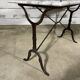Table bistrot plateau marbre