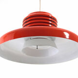 Ferrari red Hans Agne Jakobsson mid-century pendant