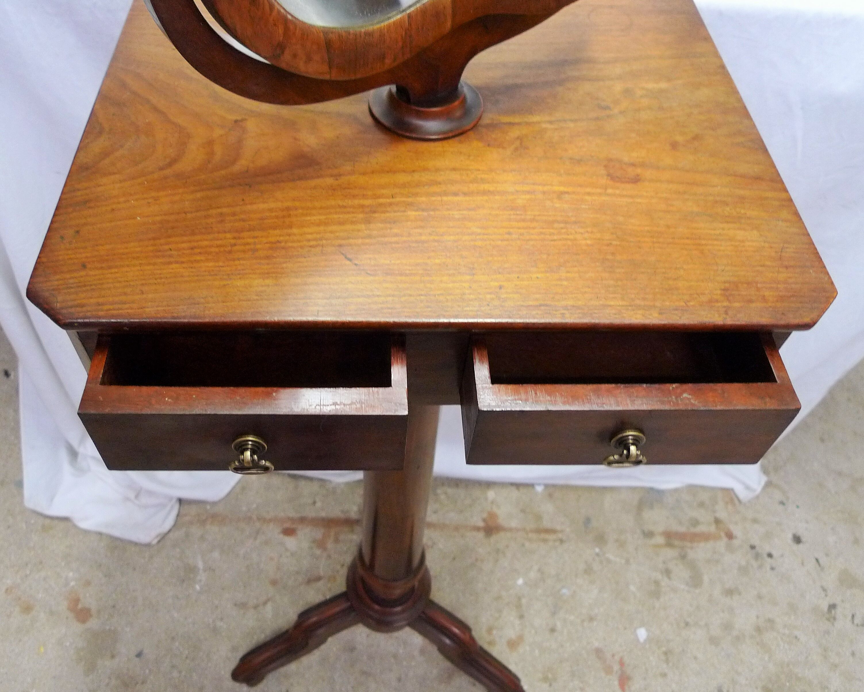 Mahogany barber 19th century