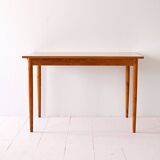 70s Scandinavian Extendable Table - Laminate Top with Extension