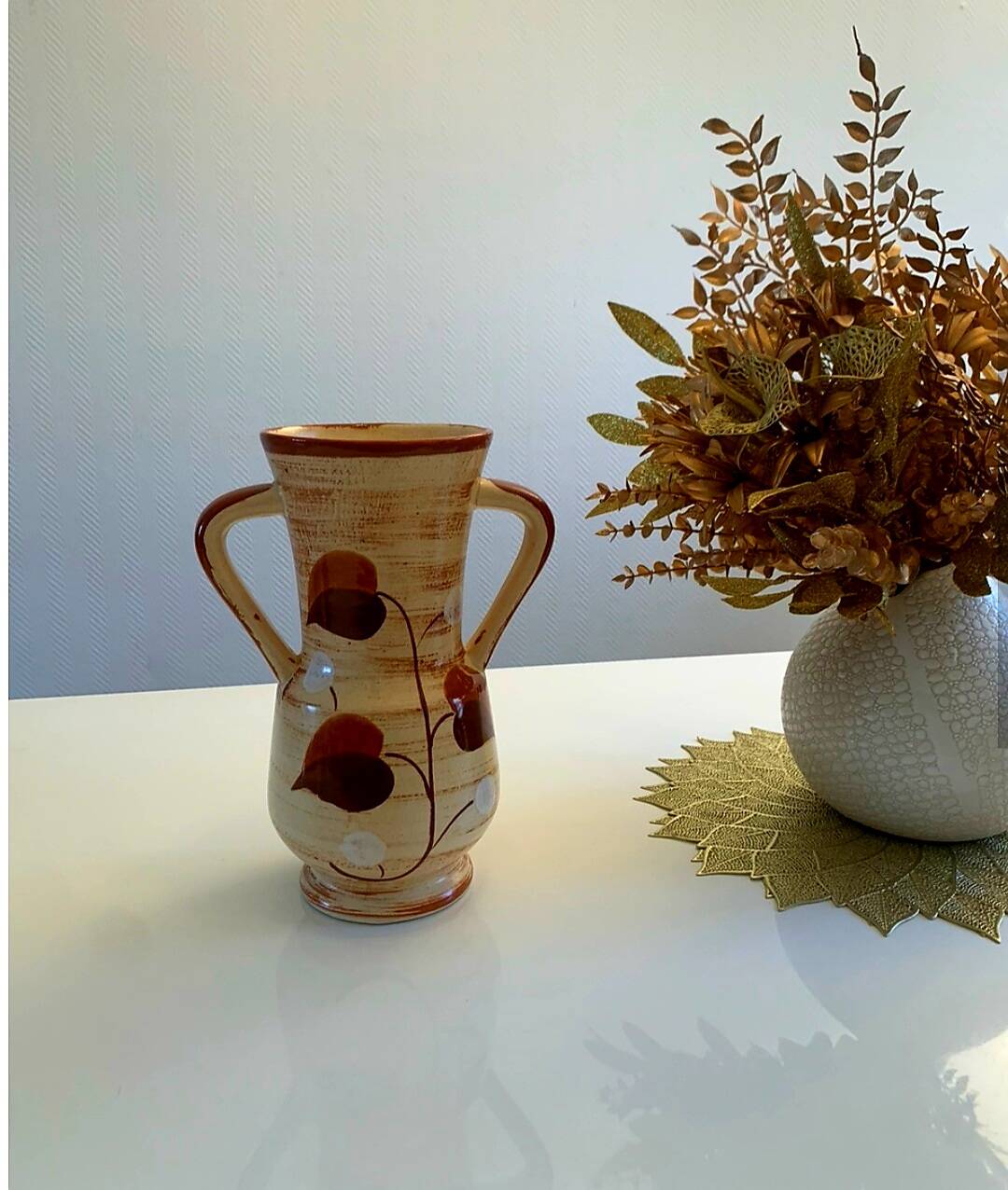Lunéville ceramic vase