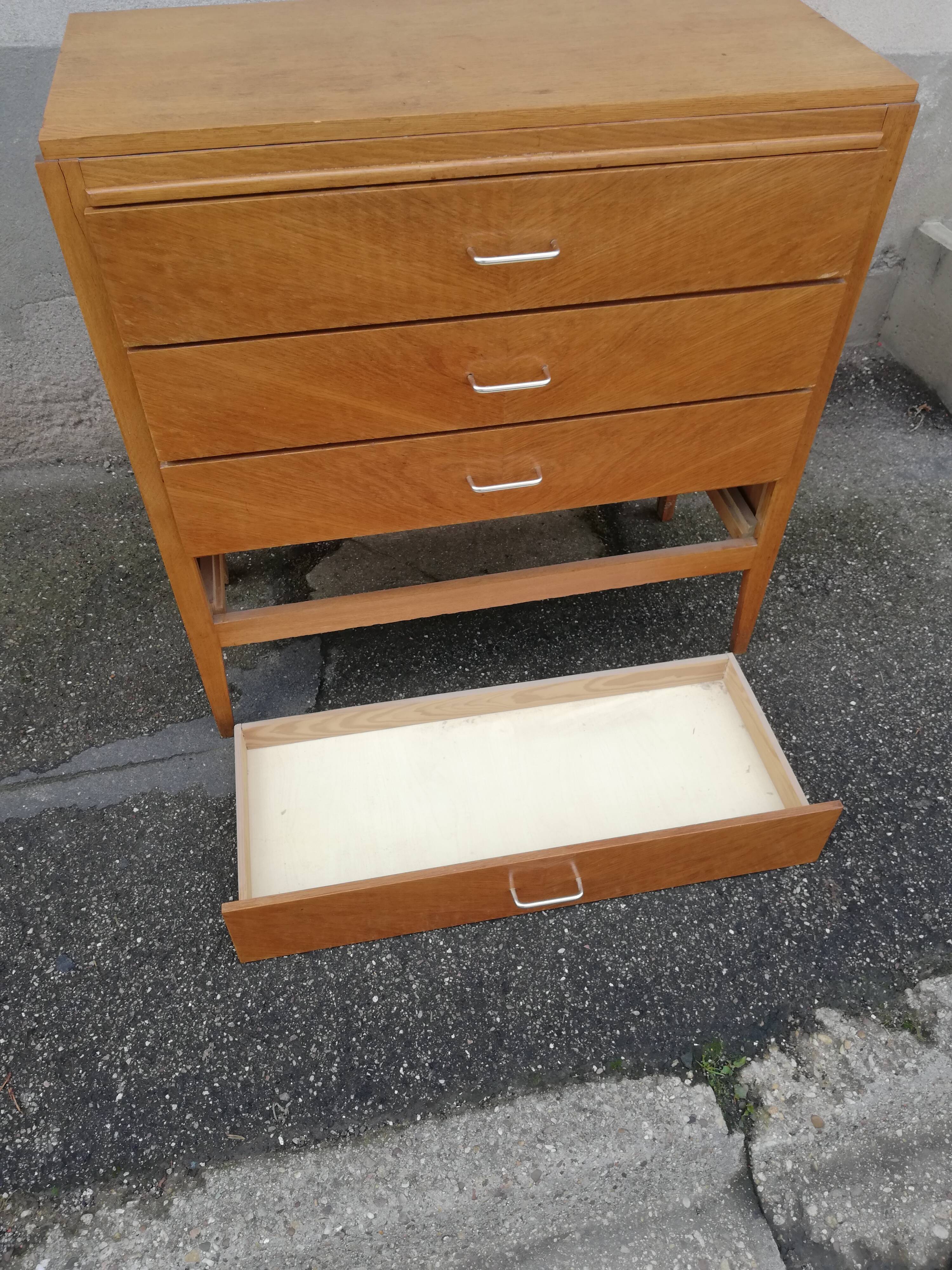 Commode vintage 4 tiroirs