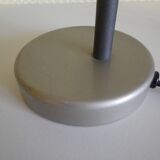 Table lamp, tiltable, gray metal