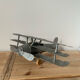 Vintage decorative metal airplane (can hang)