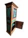 Antique solid wood wardrobe revamped – rustic chic / art deco style