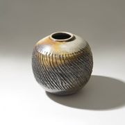 Vase sculptural en céramique émaillée, années 1970