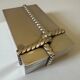 Vintage silver metal box design 70 years