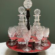 Service de liqueur en carrousel - fin du 19e siècle