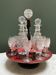 Carousel liqueur service - late 19th century
