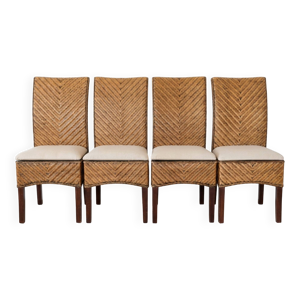 Suite de 4 chaises banhka - chic