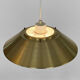 Aluminum pendant light by Vadsbo Metall. Sweden 1970s
