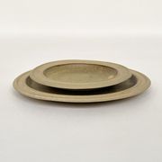 Vintage stoneware serving plates from the 70s