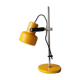 Vintage yellow metal desk lamp 70s