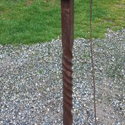 Lampadaire des années 50 en fer forgé