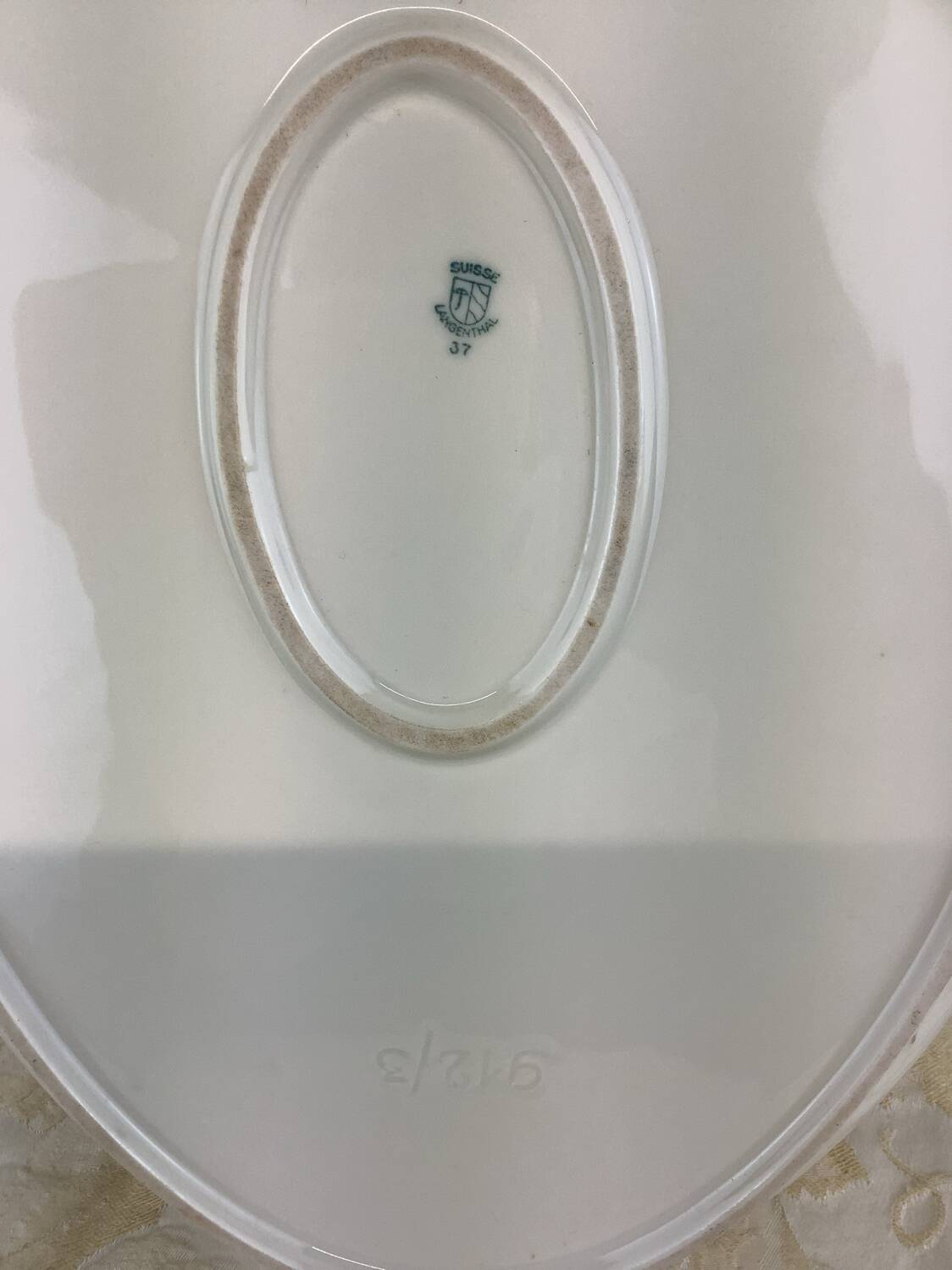 Antique Langenthal Porcelain Plate