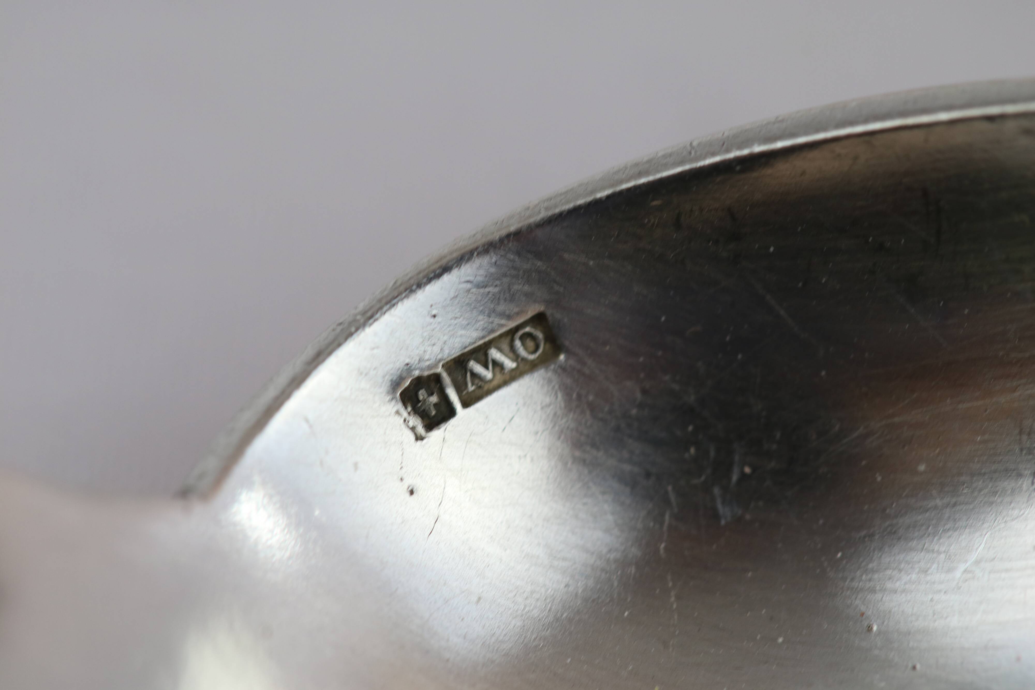 Chiseled Hors D'oeuvre Service In Swiss Silver Metal