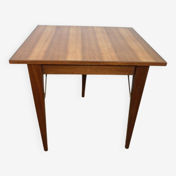 rare table de jeu pliante trois pieds années 60