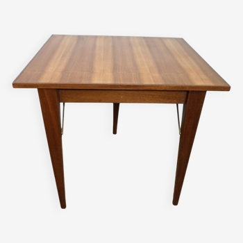 rare three-legged folding game table from the 60s