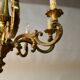 Lustre en bronze à 8 bras de lumière