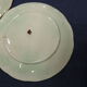 Set of six old slurry dessert plates