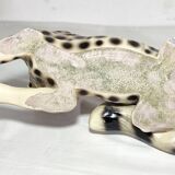 Leopardo de cerámica. España, 1960s.