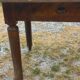 Oak farmhouse table 190cm 6 drawers