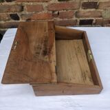 Sandblasted wood chest