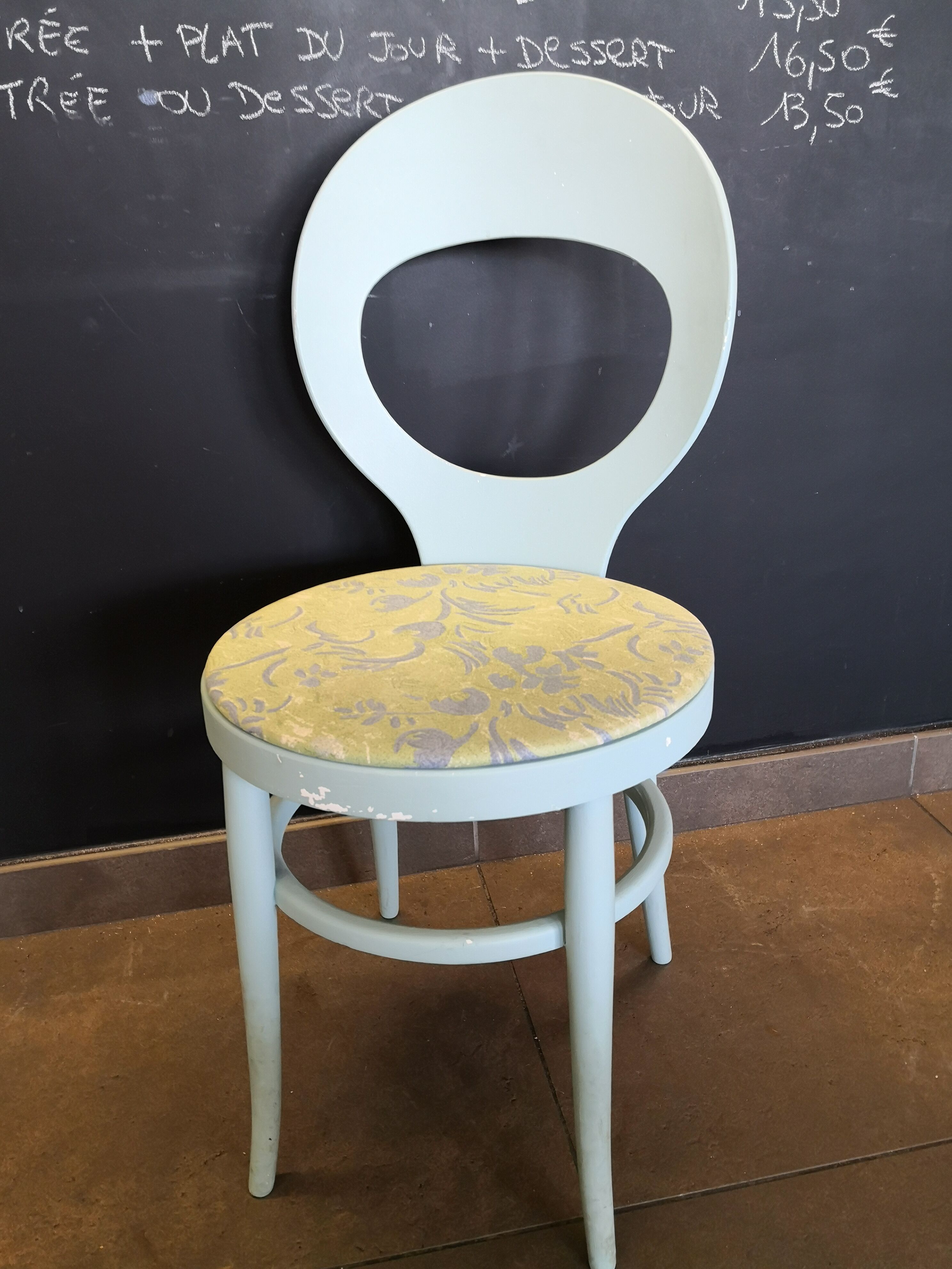 3 Bauman model bistro chairs seagull