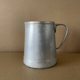 Old aluminum pitcher