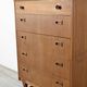 Midcentury Chest of Drawers / Tall Boy in Teak by Nathan. Vintage Modern /