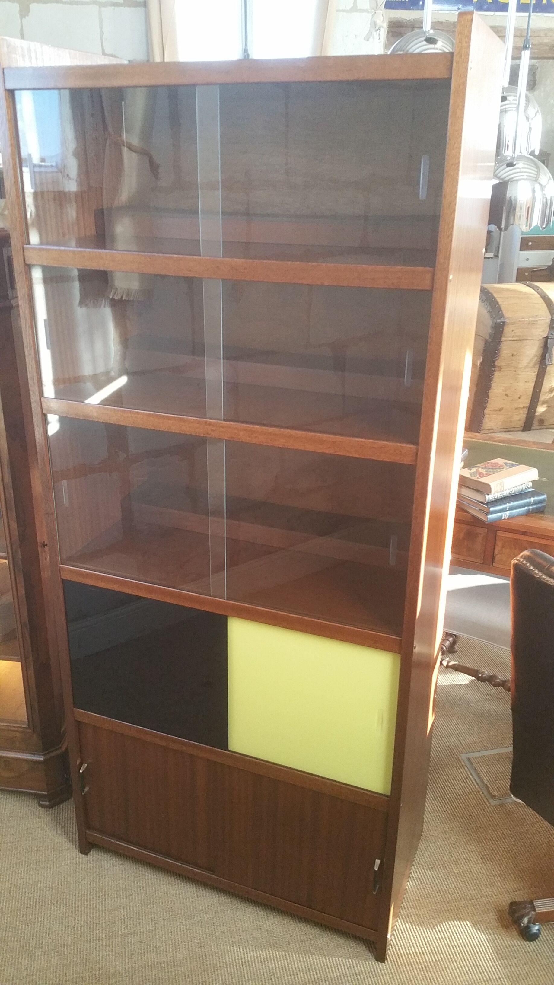Vintage teak bookcase