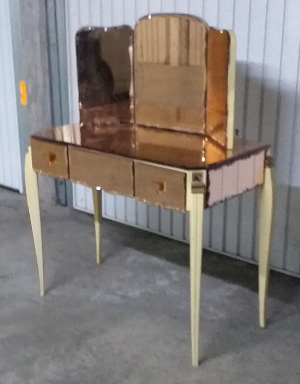 Dressing table desk mirror art deco 1940