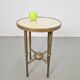Table d'appoint ronde en cuivre Art Déco par P. Cool, 1933