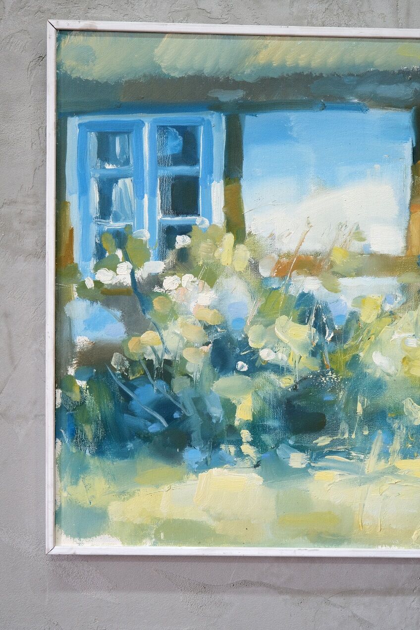 Bengt Fredriksson (1932-2000), Swedish Modern Landscape, Oil on Canvas, 1980s, Framed