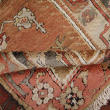 Antique handmade wool turkish milas rug- 128x230cm