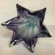Vase flower star glass Murano bicolor