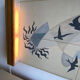Sideboard and Matching Decorative Art Piece from the Cruise Liner "SS Rotterdam"