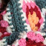 Couverture en crochet 70's - fait main-