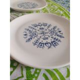 Vintage plate set