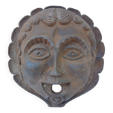 Cast iron face mask mascaron