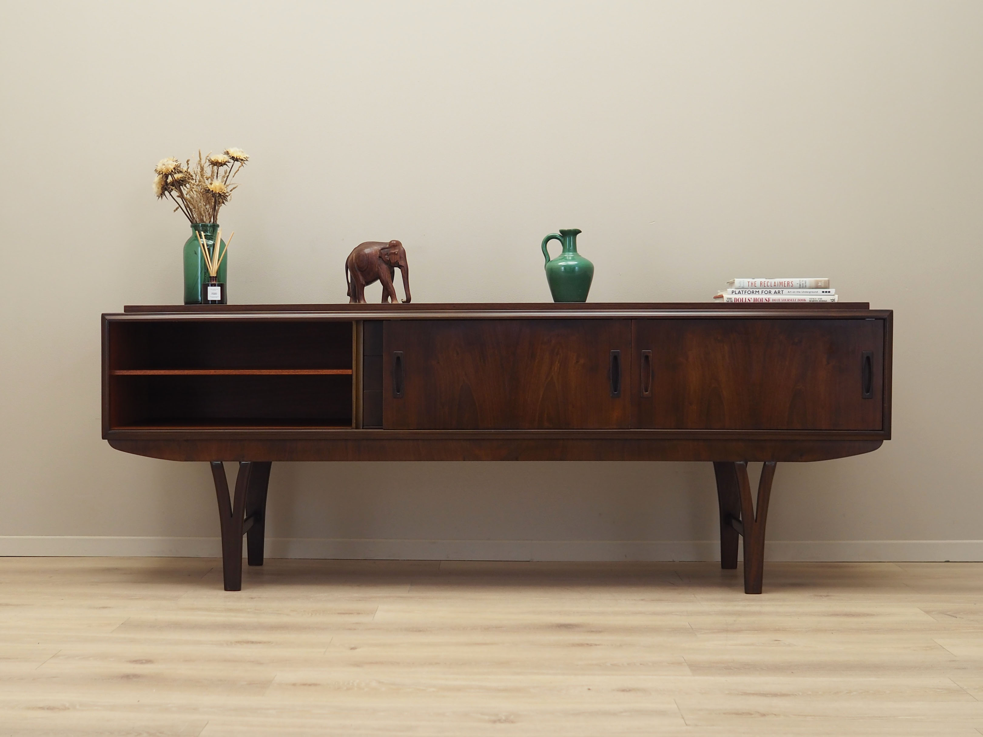 Walnut sideboard, Danish design, 1960s,  Denmark