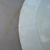 1 dish 1 plate ancient Chinese porcelain white blue