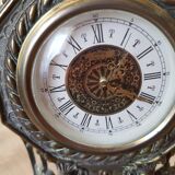 Bronze clock west Germany Maty quartz