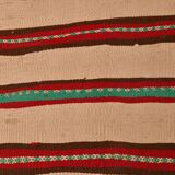 2x10 Red & Green Kilim Runner Rug, 79x323Cm